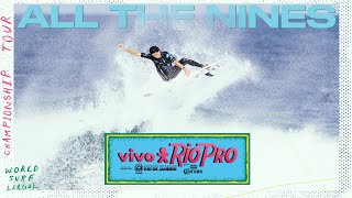 All The Nines From Recent Times At The Vivo Rio Pro Presented By Corona [upl. by Einned]