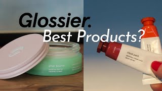 GLOSSIER 10 BEST PRODUCTS [upl. by Htelimay]