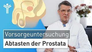 Früherkennung von Prostatakrebs Digitalrektale Untersuchung zur Vorsorge DRU [upl. by Ibmab]