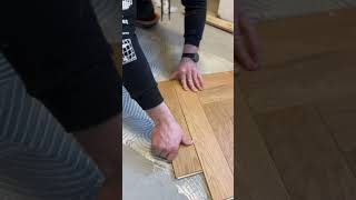 Natural Brushed Oak Engineered Flooring Installation [upl. by Ehsiom]