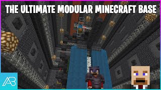 Minecraft Ultimate Modular Base Tutorial Free litematic downloads [upl. by Dzoba]