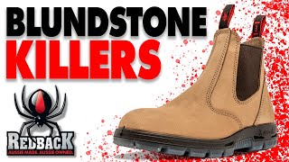 REDBACK  Most comfy boots EVER  CUT IN HALF  Blundstone Killers [upl. by Kerri989]