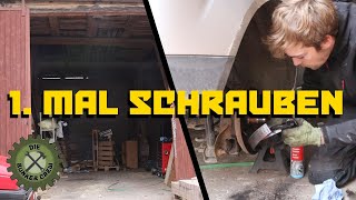 Das erste Mal schrauben in der neuen Scheunenwerkstatt [upl. by Darb904]