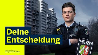 DEINE ENTSCHEIDUNG  RecruitingSpot Polizei NRW [upl. by Yonah]