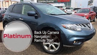 2012 Nissan Murano Platinum AWD SUV  Indepth Walk Around  Grande Prairie Nissan [upl. by Nibram]