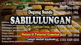 Notasi Sabilulungan Versi Gamelan Pelog Jawa [upl. by Deedee48]