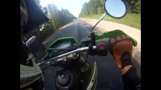 Kawasaki KLX 250 S 2012 acceleration 0100 kmh and top speed [upl. by Janet]