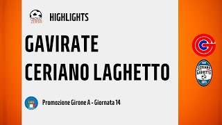 HIGHLIGHTS Promozione Girone A 2425  Day 14  Gavirate  Ceriano Laghetto [upl. by Aidnyl]