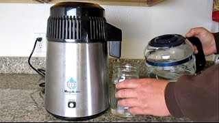 How To Easily Distill Water At Home Using The Megahome Countertop Water Distiller Model MH943SB [upl. by Annairb585]