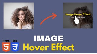 Add Text Overlays to Images on Hover with HTML amp CSS [upl. by Baxy]