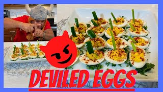 Como hacer quotDeviled Eggs facilquot y rapido How to Make Deviled Eggs easy and quick [upl. by Nohsauq872]