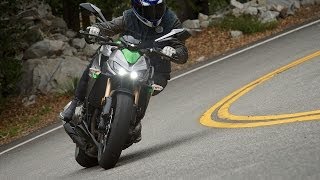 2014 Kawasaki Z1000  4cyl Streetfighter Shootout Part 1  MotoUSA [upl. by Ahsille669]