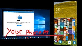 How To Setup And Use You Phone App On Windows 10 [upl. by Werby]