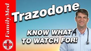 TRAZODONE FOR INSOMNIA  Learn the Side Effects and What to Expect [upl. by Katine]