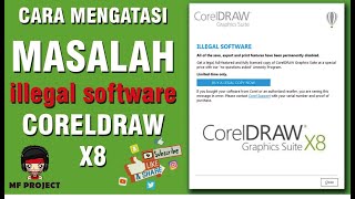 Tutorial Cara Mengatasai Masalah illegal Software Coreldraw X8 [upl. by Fitzgerald57]