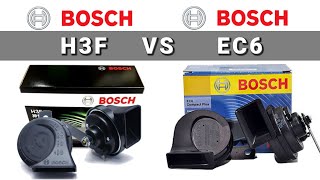 BOSCH H3F VS BOSCH EC6 COMPACT  HORN COMPARISON [upl. by Silda]