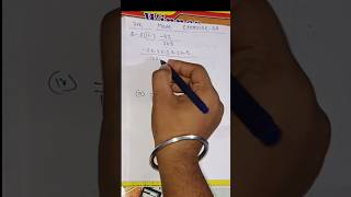 class 7th math RS Aggarwal exercise 5a question 2iiiiv shorts shortvideo maths cbse [upl. by Adile]