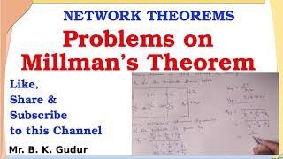 Problems on Millmans Theorem [upl. by Elie]