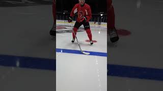 Power Skating Edges Outside edge stop underneath body [upl. by Atikahs]