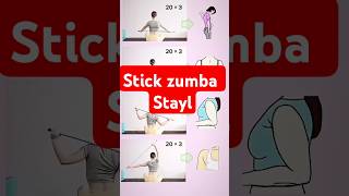 Women exercise workoutstick ke sahare kese fat kam hoga trending ytshorts sorts [upl. by Nna]