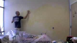 Faux painting Masters Applying color wash [upl. by Drobman]