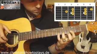 Dur Tonleitern an der Gitarre für alle Saiten quotEinfach erklärtquot  Theorie Skalen Intervalle Tutorial [upl. by Haeli]