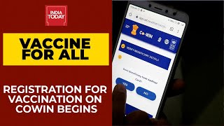 Vaccine For All Registration On CoWIN Begins Registration Process Vaccine Crisis In Many States [upl. by Nicol]