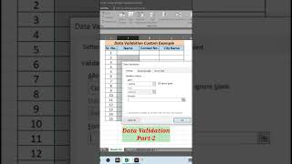 How to prevent lowercase in excel  Data Validation in Excel shorts datavalidation [upl. by Livvi]