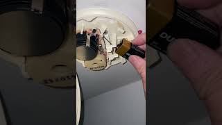 First Alert smoke alarm battery replacement [upl. by Annavas791]