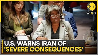 IsraelIran War Iran Accuses US Of Complicity In Israeli Airstrikes  World News  WION [upl. by Bergstrom639]