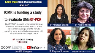 LIVE SMaRTPCR researchers share insights on modified mask  RTPCR to find TB in children [upl. by Aileno521]