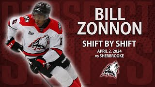 Bill Zonnon vs Gatineau  Mar 30 2024  2025 NHL Draft [upl. by Aroz833]