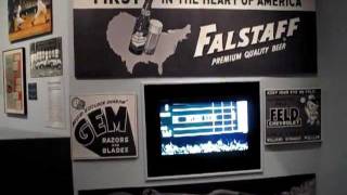 Falstaff Beer Advertisement in Missouri History Museum [upl. by Haldi39]