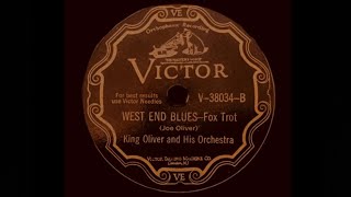 1929 King Oliver  West End Blues [upl. by Ayalat]