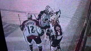 colorado avalanche vs dallas stars 1999 Chris Drury goal ot [upl. by Neras198]