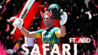 Serena Safari ft AB De Villiers ▶️ Beat Sync Edit  tmpabd17 ▶️ ABD  Mr360 [upl. by Orian]