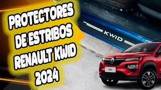 Protector de Entrada Renault Kwid con Vinil tipo Fibra de Carbono [upl. by Izzy]