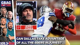 Mark Schlereth On 49ers Injuries If Cowboys Can Win In The Bay  GBag Nation [upl. by Pearce]