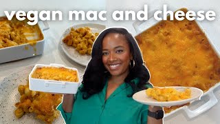 vegan mac and cheese  how to get vegan cheese to melt  holiday dinners Thanksgiving Christmas [upl. by Leipzig85]