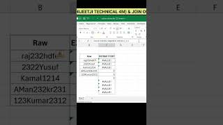 Extract Text From Messy Data With Array Concept in Excel  Excel Tips amp Tricks [upl. by Newbold5]