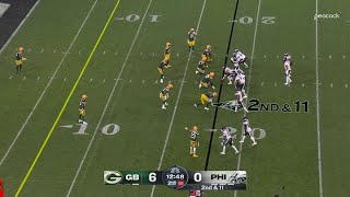 Jalen to Saquon for the Eagles First TD of the Year [upl. by Amocat]