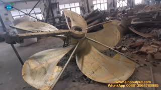 Marine propeller manufacturing processSinooutput [upl. by Yekciv]