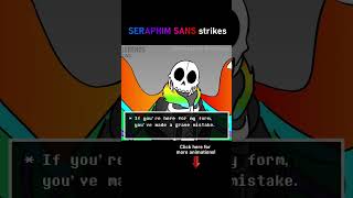 SERAPHIM SANS strikes the PIBBY CORRUPTION Undertale Animation [upl. by Annerb]