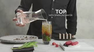 How to make a Tia Mint Americano cocktail  Simply Cocktails Recipe [upl. by Iverson]