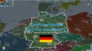 Conflict of Nations WW3 GamplayGermanyBlitzkrieg [upl. by Whitson786]