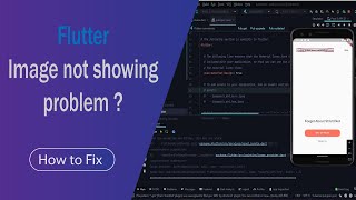 How to fix Flutter image not showing  Unable to load asset  Morethan Fix [upl. by Chellman64]