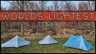 Ultralight DCF Tent Showdown  Durston XMid Pro 1 vs Zpacks Solplex vs Tarptent Notch Li [upl. by Lemkul733]