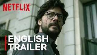 Money Heist Part 5 Vol 2  Official English Trailer  Netflix [upl. by Nohpets]