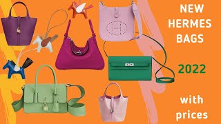 New HERMES 2022 BAGS with PRICES Kelly to Go Picotin Lindy Evelyne Bolide Mini etc amp Rodeos [upl. by Donaghue162]