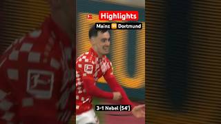 HIGHLIGHTS ⚽️  First Home Win For Mainz • 1 FSV Mainz 05 🆚 Borussia Dortmund • MD10 [upl. by Mehitable]